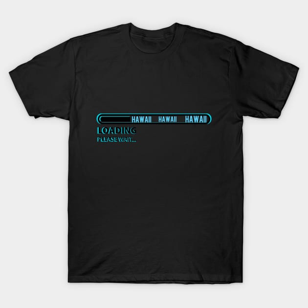 Uploading Hawaii t-shirt T-Shirt by Coreoceanart